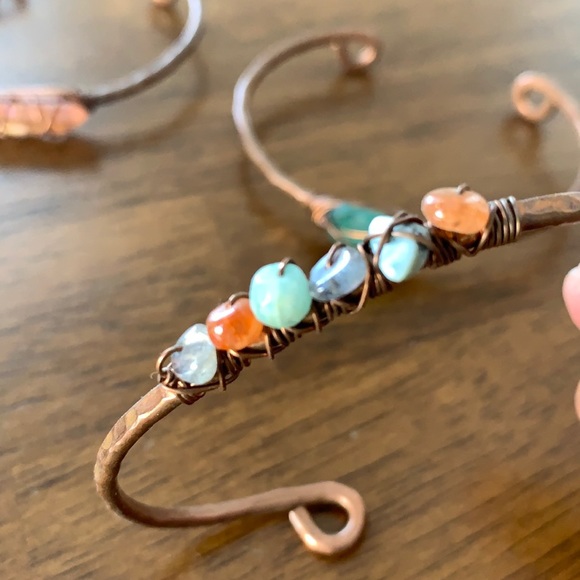 Copper Bracelets, lot - Picture 3 of 5
